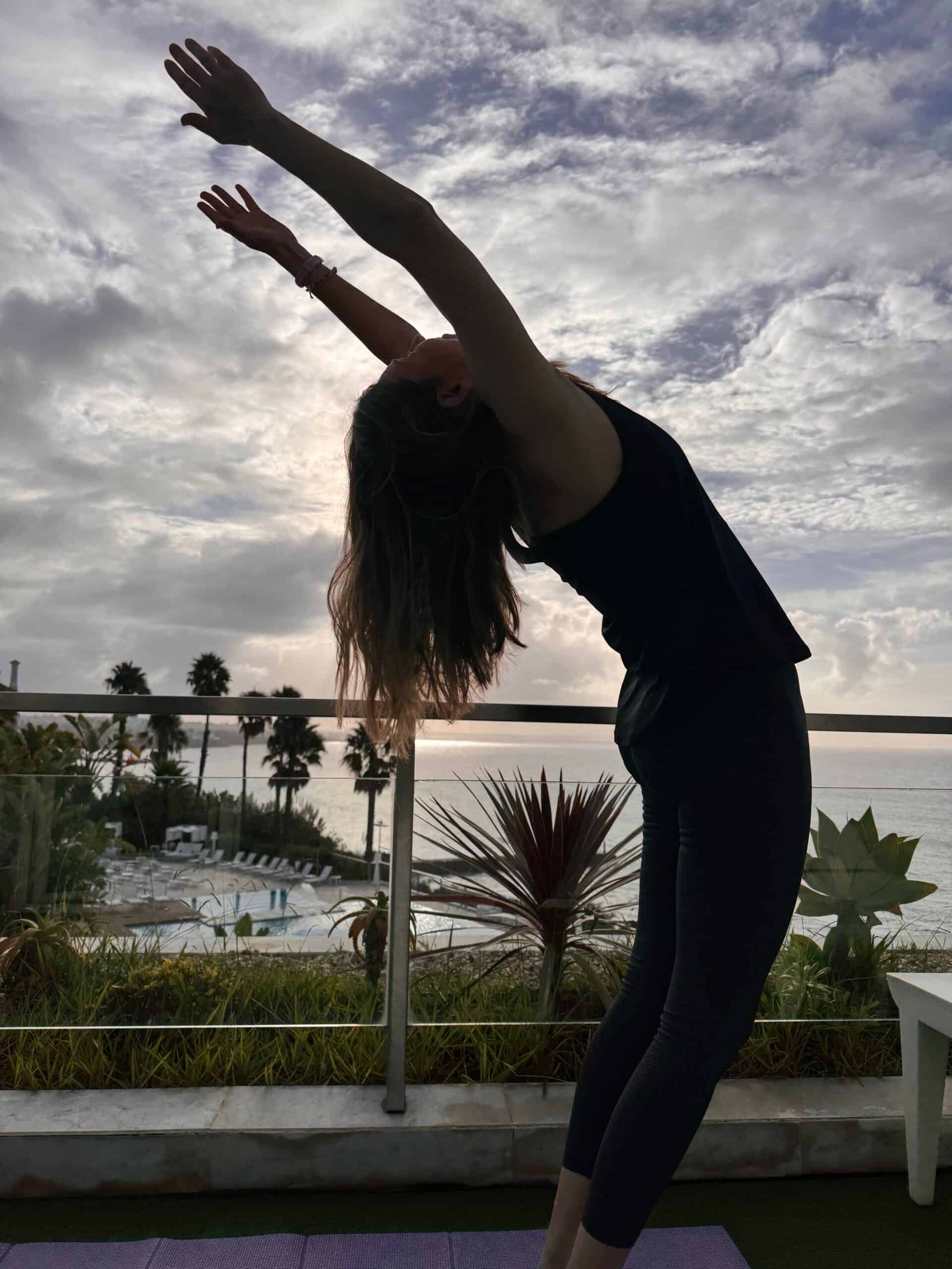 Yogalehrerin Annette Glöckner